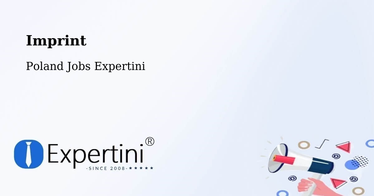 Imprint – Zagórów - Poland Jobs Expertini