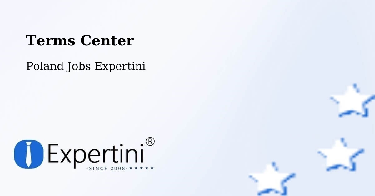 Terms of Service – Zagórów - Poland Jobs Expertini
